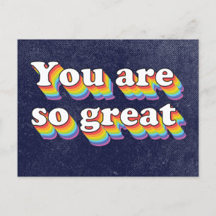 Cartes Pour Fêtes Annuelles Vous Êtes Si Grand Style Rétro