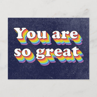 Cartes Pour Fêtes Annuelles Vous Êtes Si Grand Style Rétro