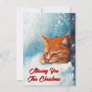 Cartes Pour Fêtes Annuelles Vous manquer ce Noël