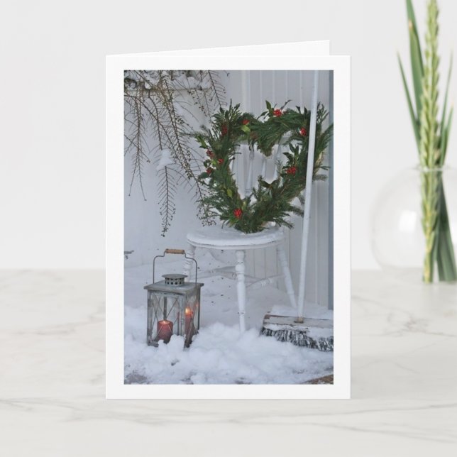 CARTES POUR FÊTES ANNUELLES ***VOUS MANQUEZ*** À NOËL (Devant)