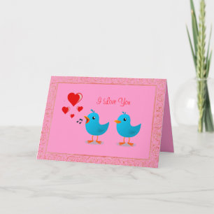 Cartes Pour Fêtes Annuelles Vous Me Faites Chanter Inséparables Personnalisé V