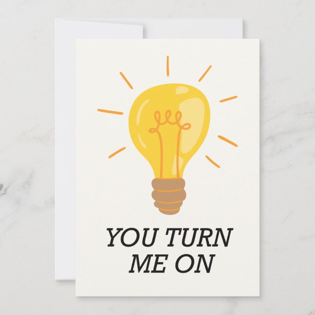 CARTES POUR FÊTES ANNUELLES VOUS ME RENDENT FOU FOU VALENTIN DRÔLE  (Devant)