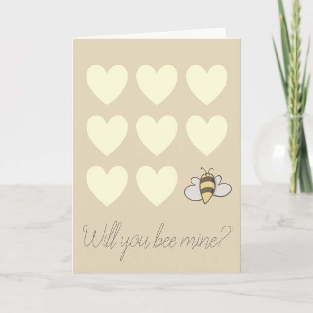Cartes Pour Fêtes Annuelles vous mine d'abeille ? (Devant)