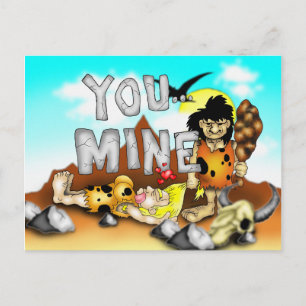 Cartes Pour Fêtes Annuelles VOUS MINE - Drôle préhistorique Caveman Valentine