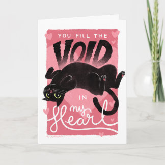 Cartes Pour Fêtes Annuelles Vous remplissez le vide dans mon coeur