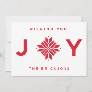Cartes Pour Fêtes Annuelles Vous souhaitant des vacances de Noël de joie