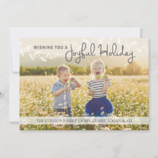 Cartes Pour Fêtes Annuelles Vous souhaitant des vacances joyeuses