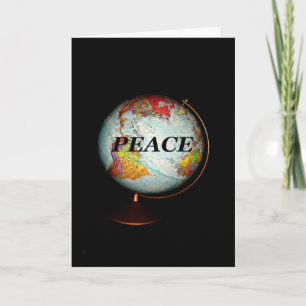 Cartes Pour Fêtes Annuelles Vous souhaitant la paix sur terre ce Noël