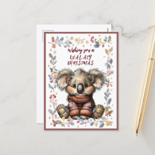 Cartes Pour Fêtes Annuelles Vous souhaitant un Noël KOAL-ATY