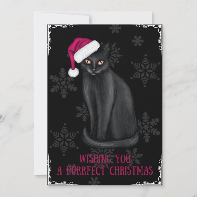 Cartes Pour Fêtes Annuelles Vous souhaite un Noël parfait (Devant)