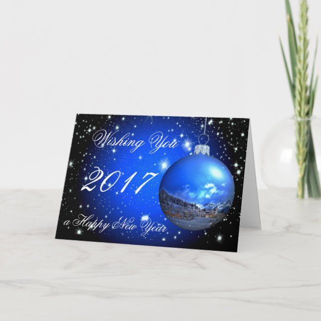 Cartes Pour Fêtes Annuelles Vous souhaiter une bonne année (Devant)