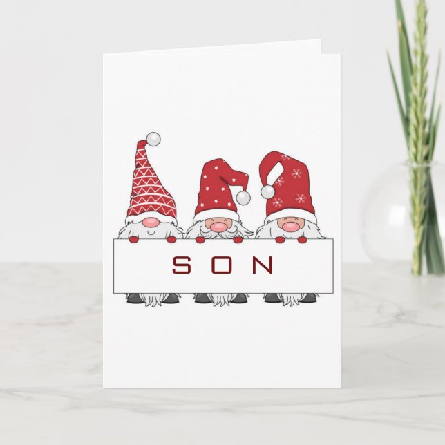 CARTES POUR FÊTES ANNUELLES VOUS SOUHAITEZ "FILS" QUE VOS SOUHAITS DEVIENNENT  (Devant)