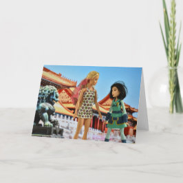 Cartes Pour Fêtes Annuelles Voyage dans le monde.Chine.