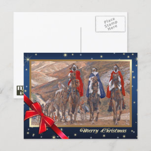Cartes Pour Fêtes Annuelles Voyage des Mages. Noël des beaux-arts