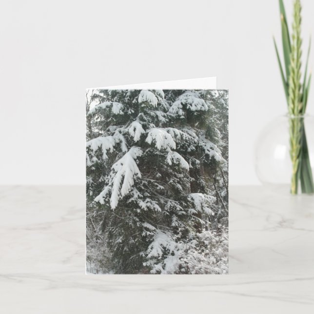 Cartes Pour Fêtes Annuelles Voyage d'hiver (Devant)