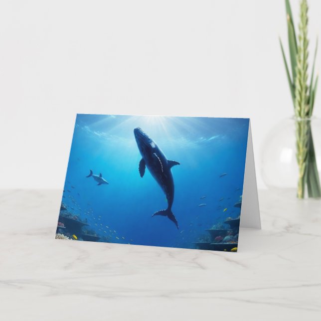 Cartes Pour Fêtes Annuelles Voyage du doux géant (Devant)