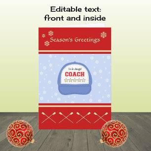 Cartes Pour Fêtes Annuelles Voyage en autocar fêtes de Noël accueil personnali