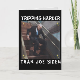 Cartes Pour Fêtes Annuelles Voyage plus dur que Joe Biden Xmas