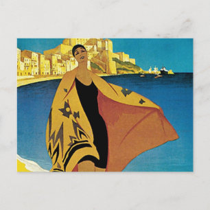 Cartes Pour Fêtes Annuelles Voyage vintage