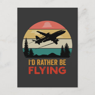 Cartes Pour Fêtes Annuelles Voyager Aventure Avion Lover