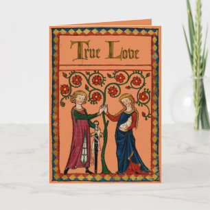 Cartes Pour Fêtes Annuelles Vrai Amour