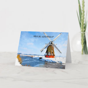 CARTES POUR FÊTES ANNUELLES VROLIJK FERSTFEEST (JOYEUX NOËL)