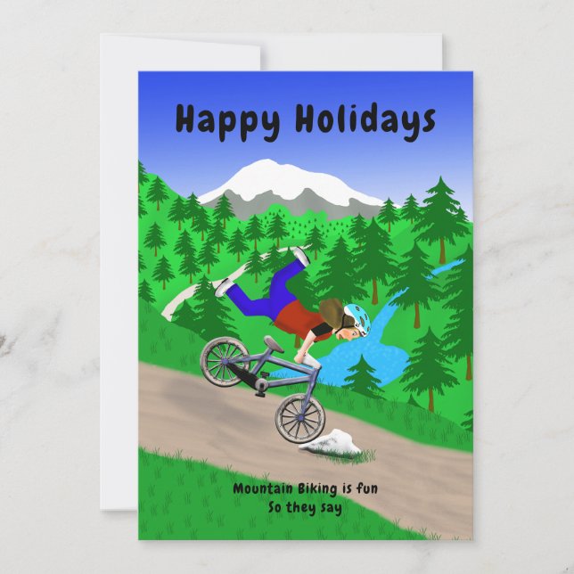 CARTES POUR FÊTES ANNUELLES VTT (Devant)