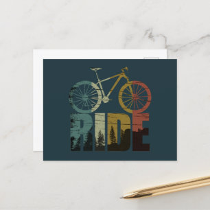 Cartes Pour Fêtes Annuelles VTT cycliste