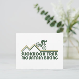 Cartes Pour Fêtes Annuelles Vtt Mountain Bike - Sentiers Slickrock Utah