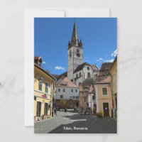 Vue attrayante de Sibiu, Roumanie sur un