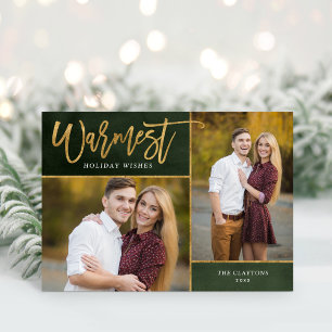 Cartes Pour Fêtes Annuelles Warmest Warmest Faux Gold Foil 2 Photo