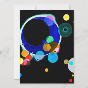 Cartes Pour Fêtes Annuelles Wassily Kandinsky - Several Circles