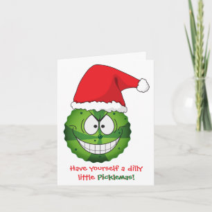 Cartes Pour Fêtes Annuelles Weird Funny Bizarre Pickle Christmas Xmas