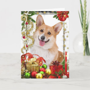 Cartes Pour Fêtes Annuelles Welsh Corgi Christmas