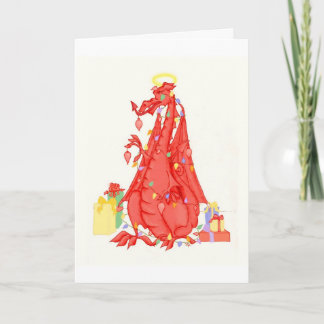 Cartes Pour Fêtes Annuelles Welsh Dragon Christmas