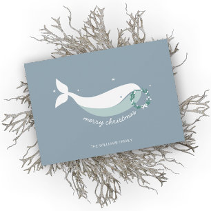 Cartes Pour Fêtes Annuelles Whimsal Christmas Flat Holiday Card