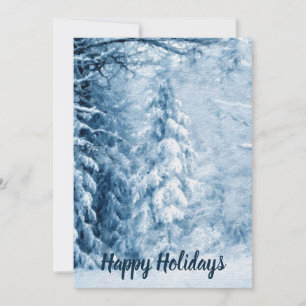 Cartes Pour Fêtes Annuelles Whispers d'hiver