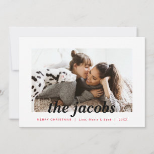 Cartes Pour Fêtes Annuelles White Border Picture Window