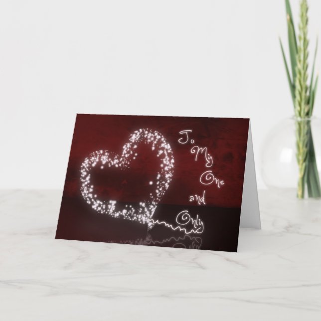 Cartes Pour Fêtes Annuelles White Heart Valentine's Day (Devant)