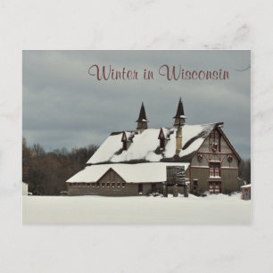 Cartes Pour Fêtes Annuelles Winter dans le Wisconsin