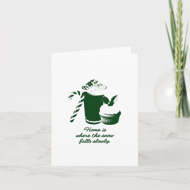 Cartes Pour Fêtes Annuelles Winter illustration (Devant)