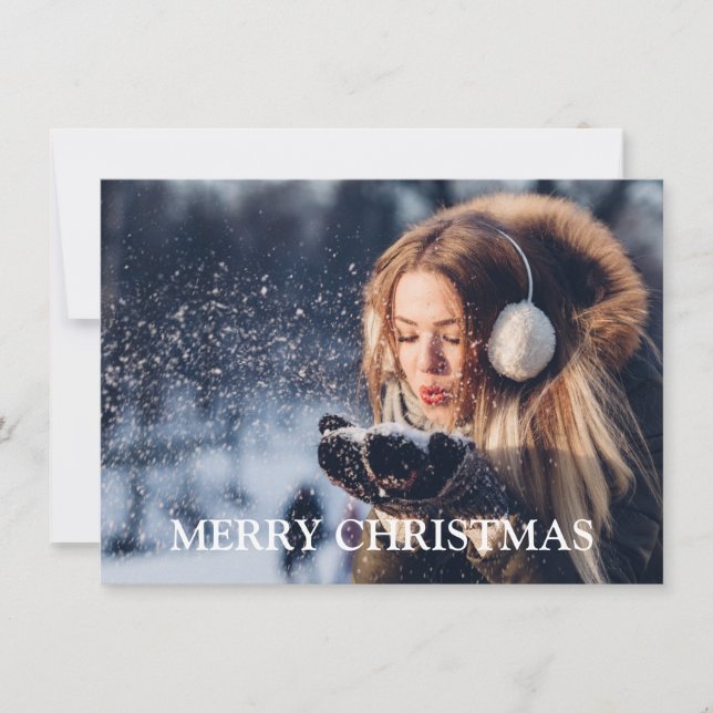 Cartes Pour Fêtes Annuelles Winter Wonder Noël (Devant)