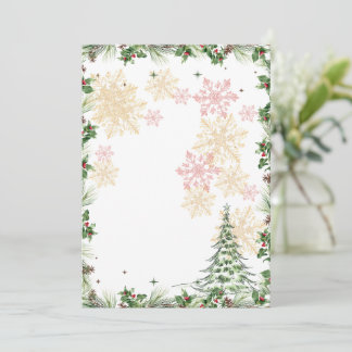 Cartes Pour Fêtes Annuelles Winter Wonderland