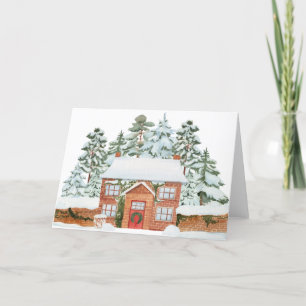 Cartes Pour Fêtes Annuelles Winter Wonderland