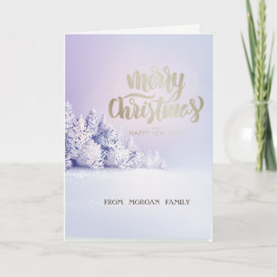 Cartes Pour Fêtes Annuelles Winter Wonderland
