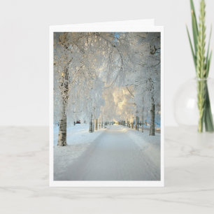 Cartes Pour Fêtes Annuelles Winter Wonderland