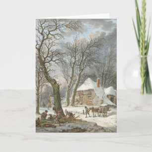 Cartes Pour Fêtes Annuelles Winterlandschap (1759-1842) par Pieter Pietersz