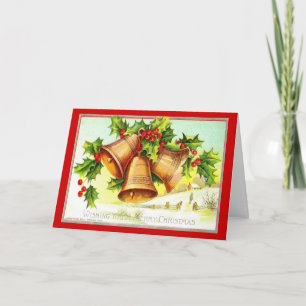 Cartes Pour Fêtes Annuelles Wishing You a Merry Christmas