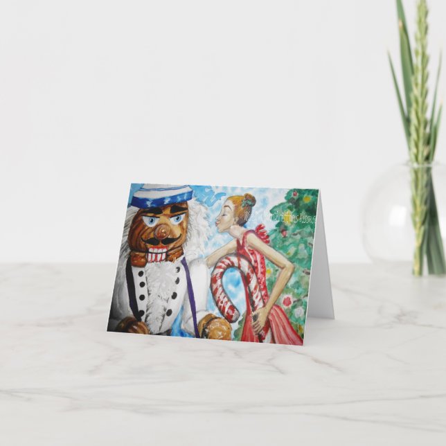 Cartes Pour Fêtes Annuelles Wishing You Christmas Kisses Christmas (Devant)