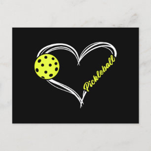 Cartes Pour Fêtes Annuelles Womens Love Pickleball - mignon match de picklebal